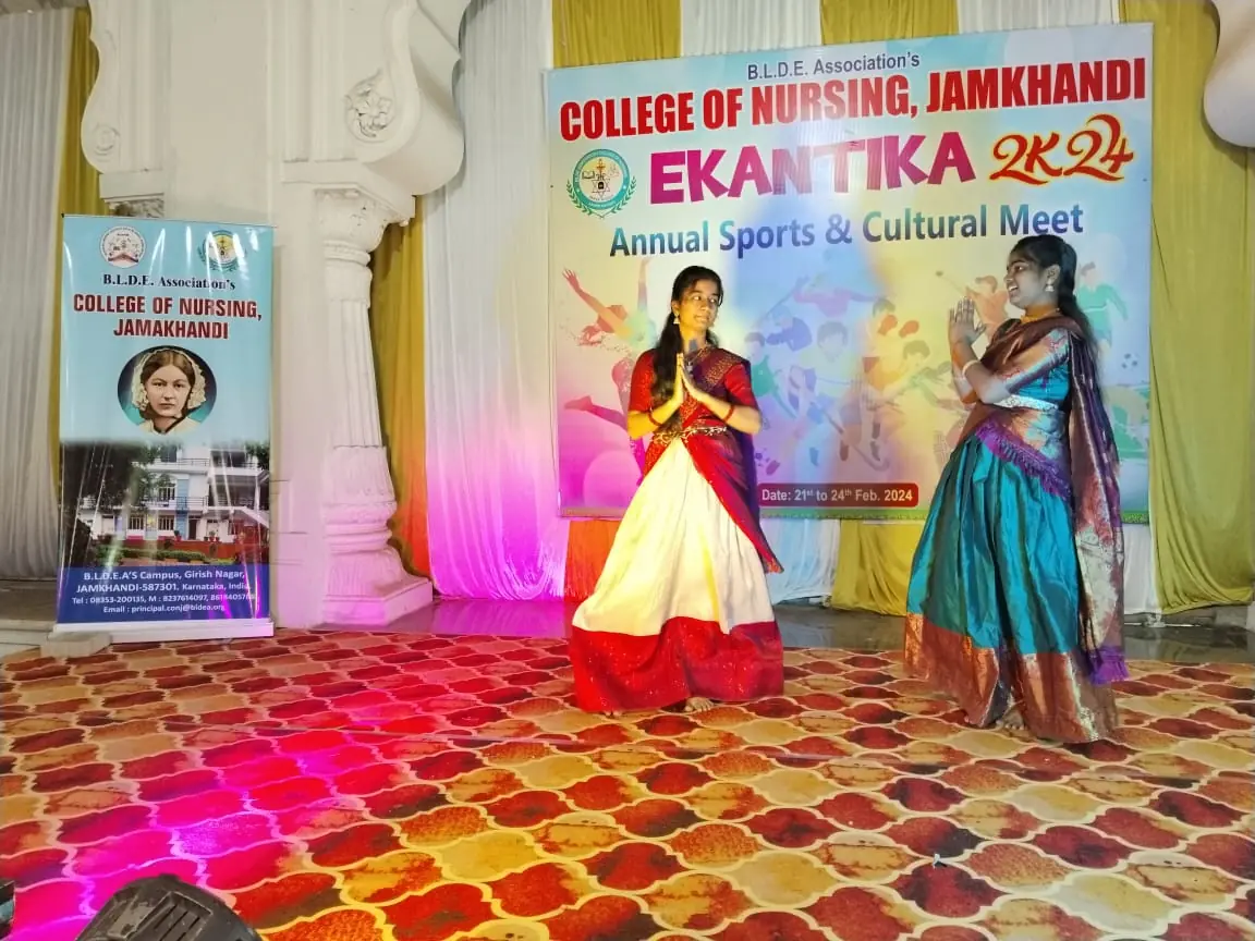 BLDEA College of Nursing Jamkhandi – EKANTIKA-2024 – Cultural Competitions