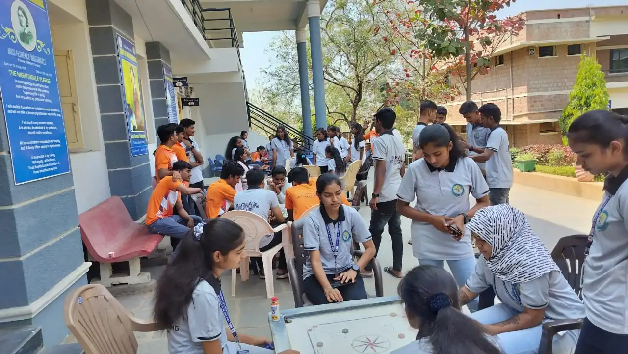 BLDEA College of Nursing Jamkhandi – EKANTIKA-2024 – Day 2 Indoor Competitions