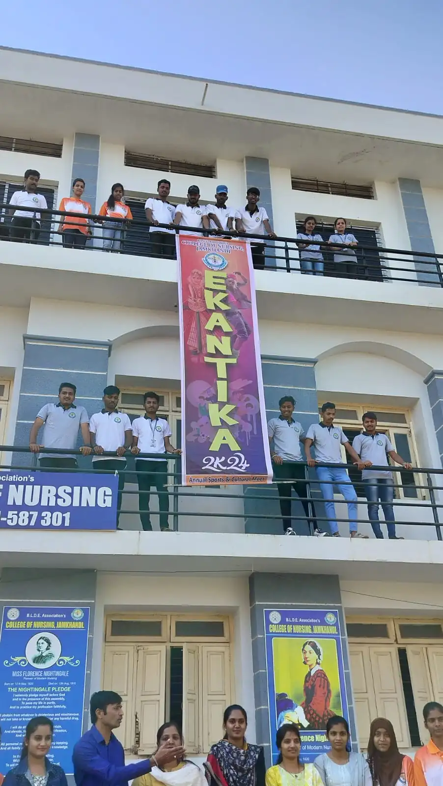 BLDEA College of Nursing Jamkhandi – EKANTIKA-2024 – Inaugural Ceremony