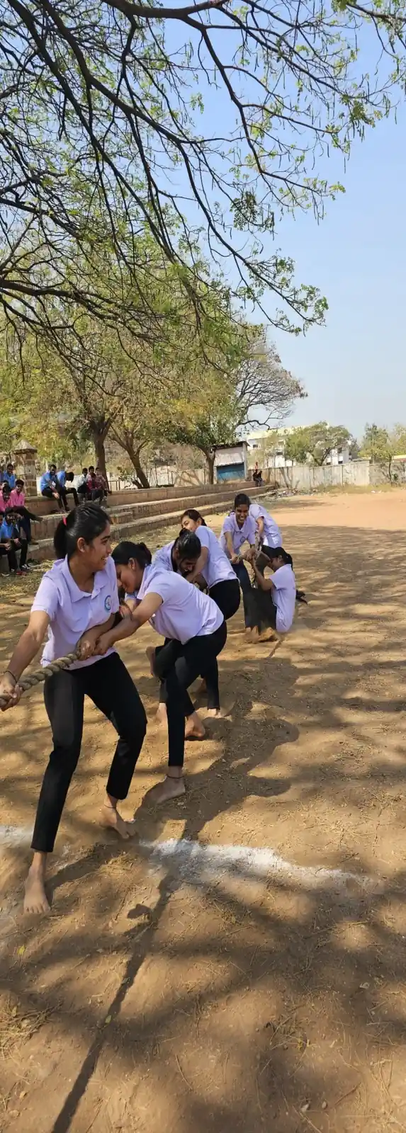 BLDEA College of Nursing Jamkhandi – KSHITIJ-2025 – Day 1 Outdoor Competitions