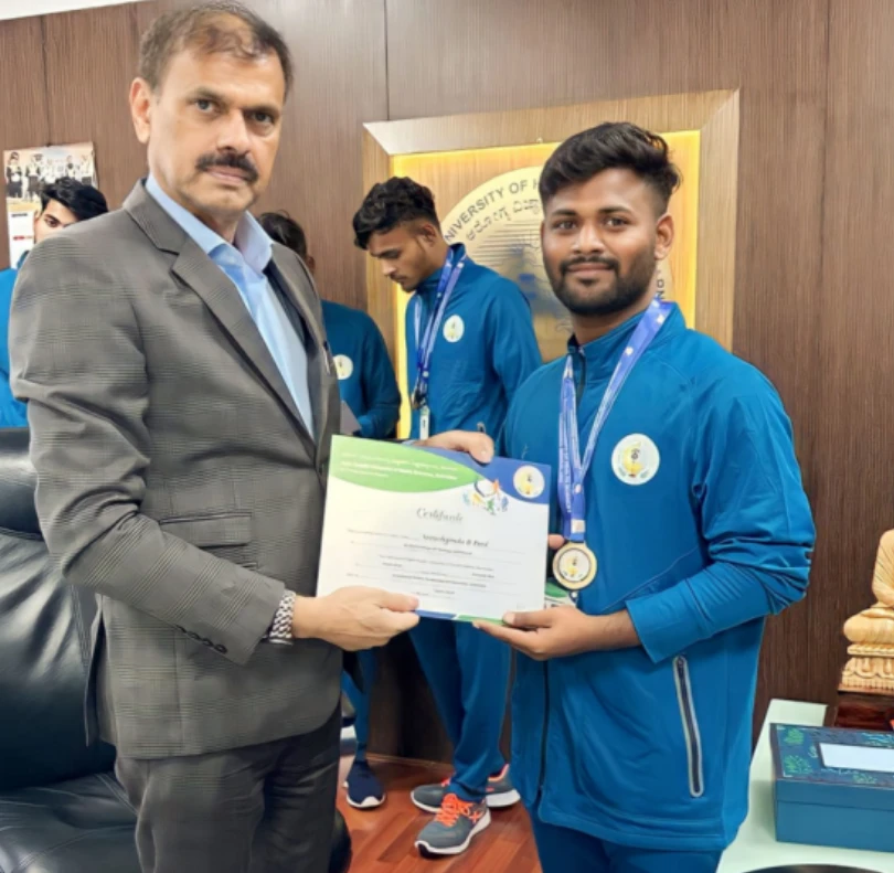 BLDEA College of Nursing Jamkhandi – Mr. Veereshgouda Patil Kabaddi University Blue 2023-24