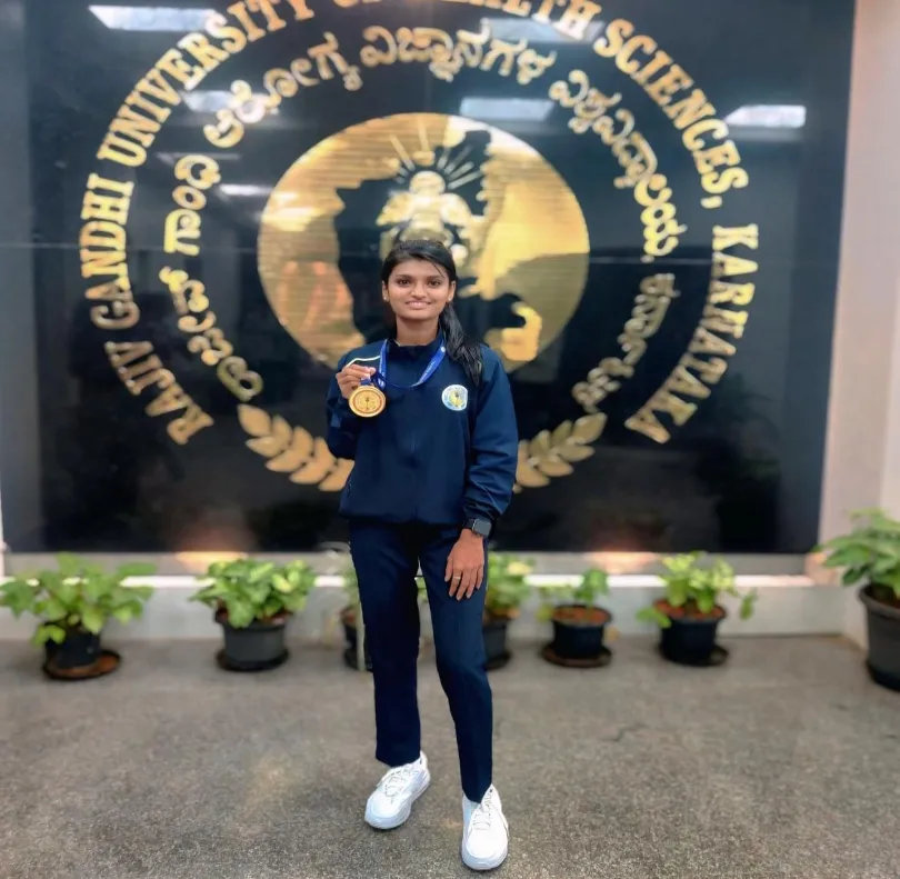 BLDEA College of Nursing Jamkhandi – Ms. Rakshita Rajaput Ball Badminton University Blue 2024-25
