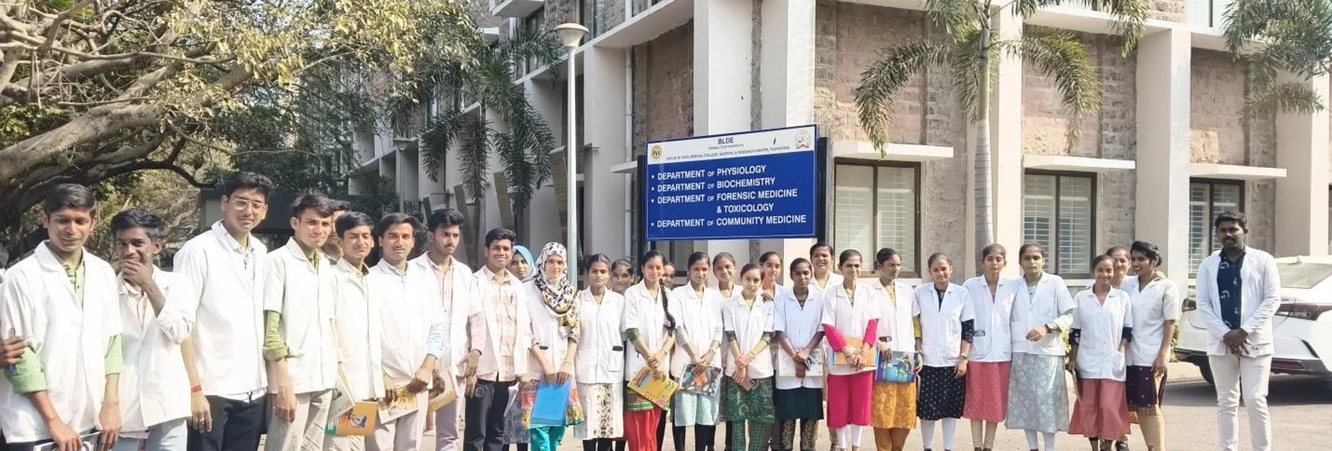 First Semester BSc Nursing Students BLDEA College of Nursing Jamkhandi – Anatomy Dissection and Physiology Orientation at Shri BM Patil Medical College Vijayapura 2026