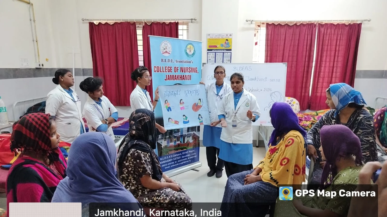 Breastfeeding Awareness Program – World Breastfeeding Week 2024 – BLDEA'S College of Nursing, Jamkhandi