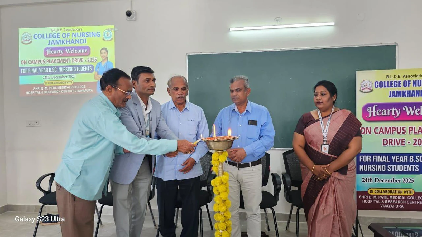 Campus Placement Drive – 2025 | BLDEA'S College of Nursing, Jamkhandi