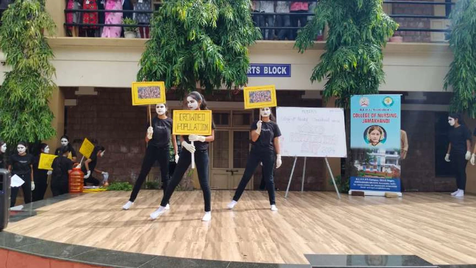 Mime Show on World Population Day 2024 | BLDEA'S College of Nursing, Jamkhandi
