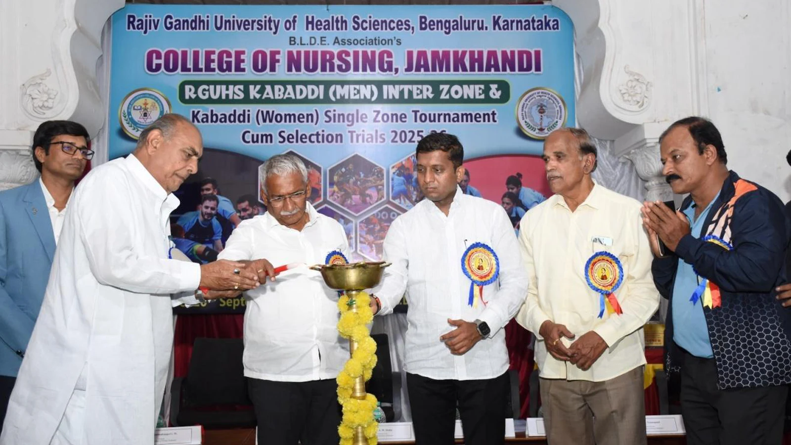 RGUHS Kabaddi (Men) Inter Zone & Kabaddi (Women) Single Zone Tournament cum Selection Trials 2025 | BLDEA'S College of Nursing, Jamkhandi