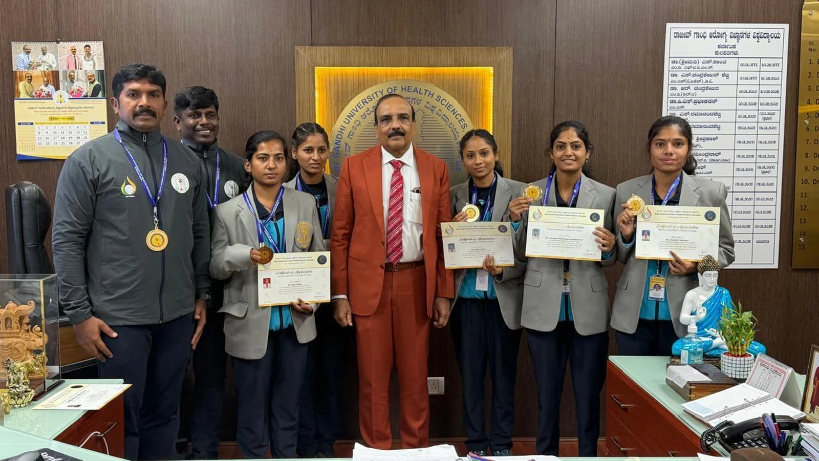 RGUHS University Blue Honour for BLDEA'S Nursing Student in National Cross Country (Women) Tournament 2026