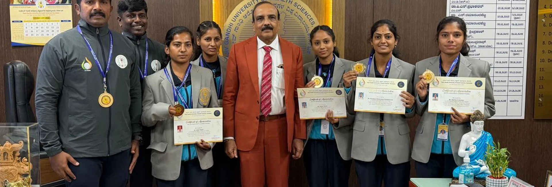RGUHS University Blue Honour for Ms. Deepa Vibhuti BSc Nursing Student – BLDEA'S College of Nursing, Jamkhandi – National Cross Country Women Tournament 2026