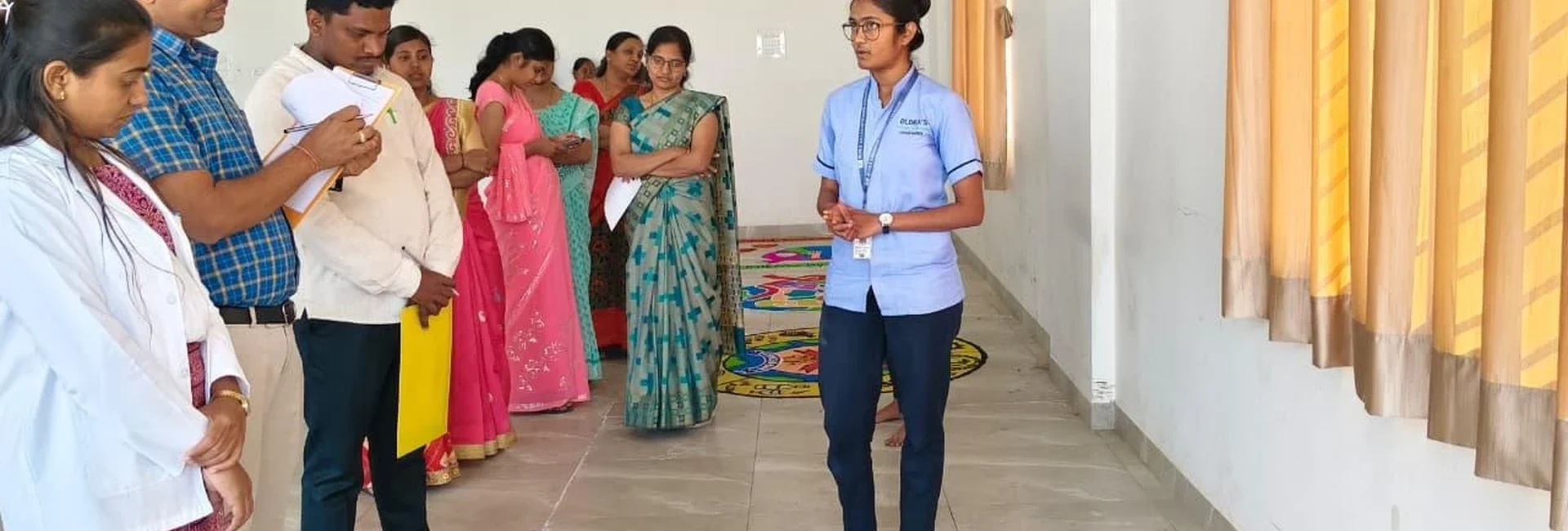 World Cancer Day 2026 Rangoli Competition – BLDEA'S College of Nursing, Jamkhandi